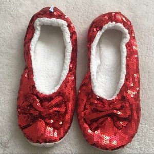 snoozies ruby red slippers